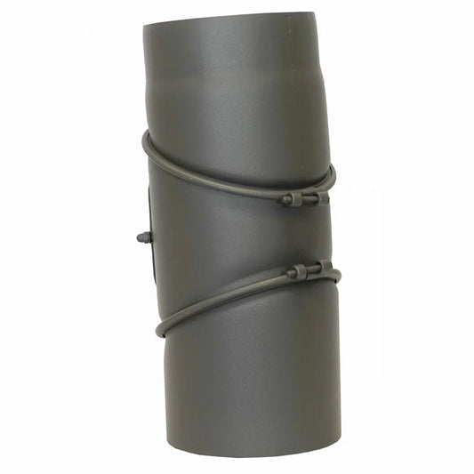 Cot burlan coș de fum 3 elemenți 160 mm