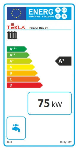 Centrală compactă pe peleți Tekla Bio 75kW