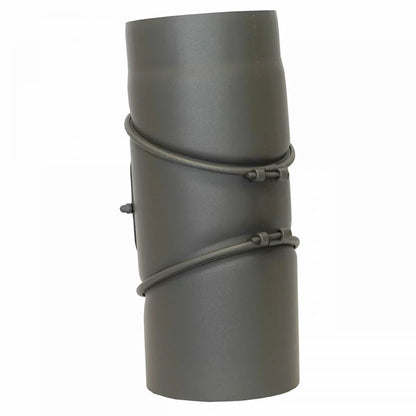 Cot burlan coș de fum 3 elemenți 160 mm