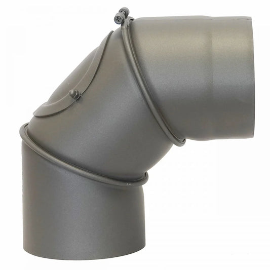 Cot burlan coș de fum 3 elemenți 160 mm